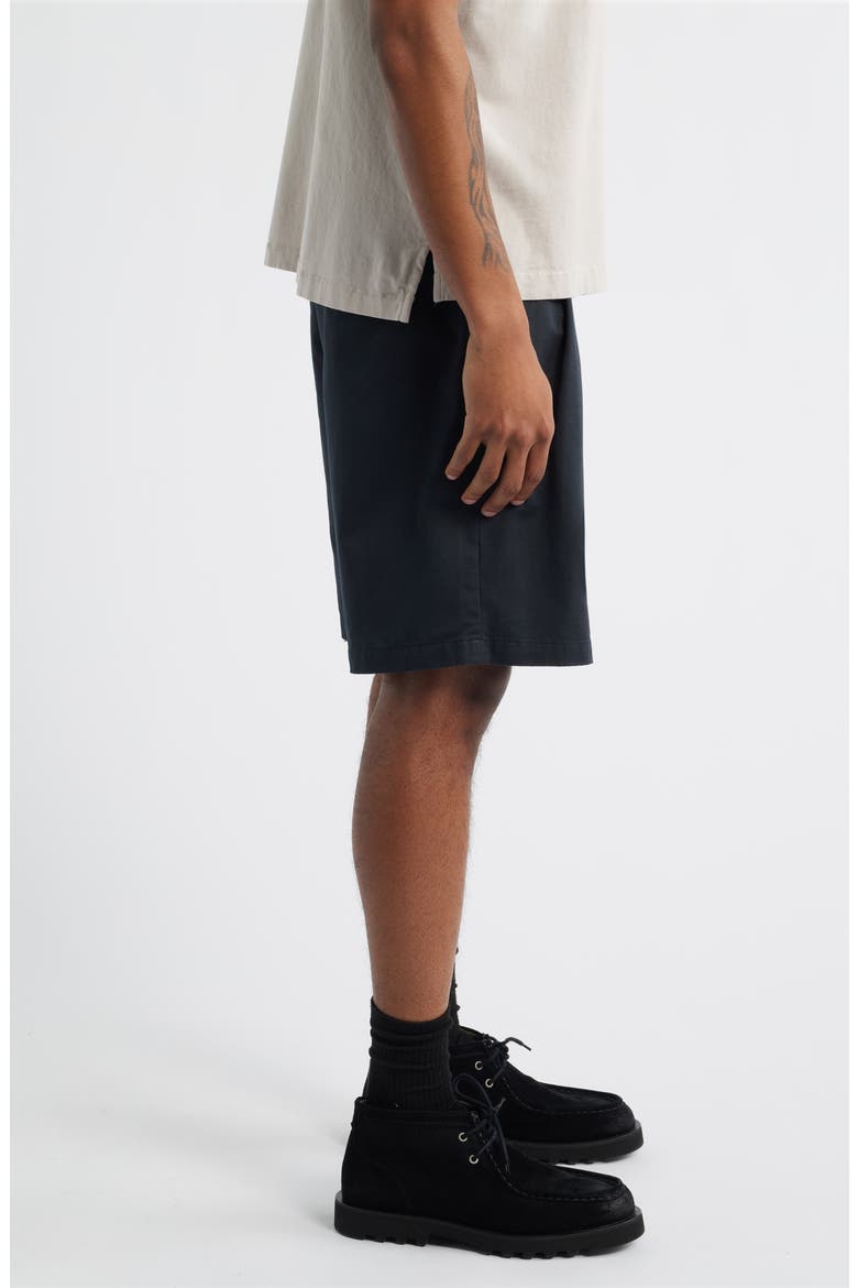 Foster Pleated Shorts, Alternate, color, BLACK