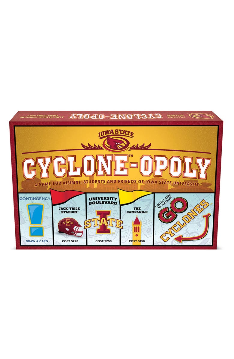 Late for the Sky Cycloneopoly University Themed Family Board Game, Alternate, color, Multicolored