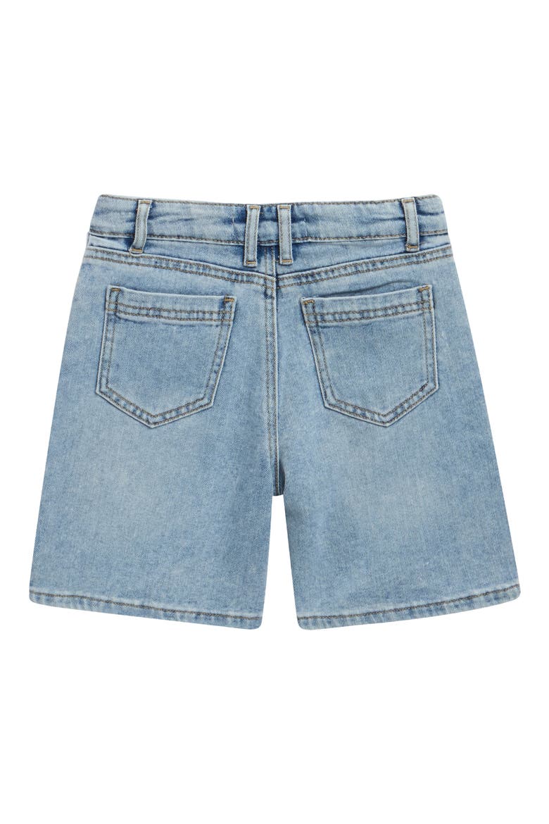 Kids' Snap Me Up Denim Shorts, Alternate, color, INDIGO WHITE