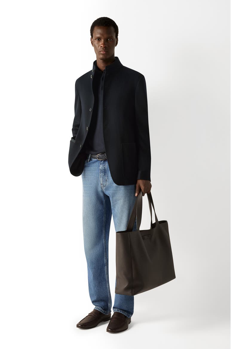 Il Conte Regular Fit Cashmere Jacket, Alternate, color, NAVY BLUE