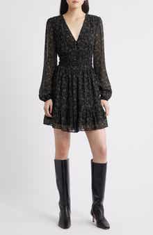 PAIGE Brasserie Long Sleeve Minidress