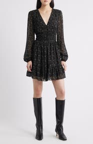 PAIGE Brasserie Long Sleeve Minidress