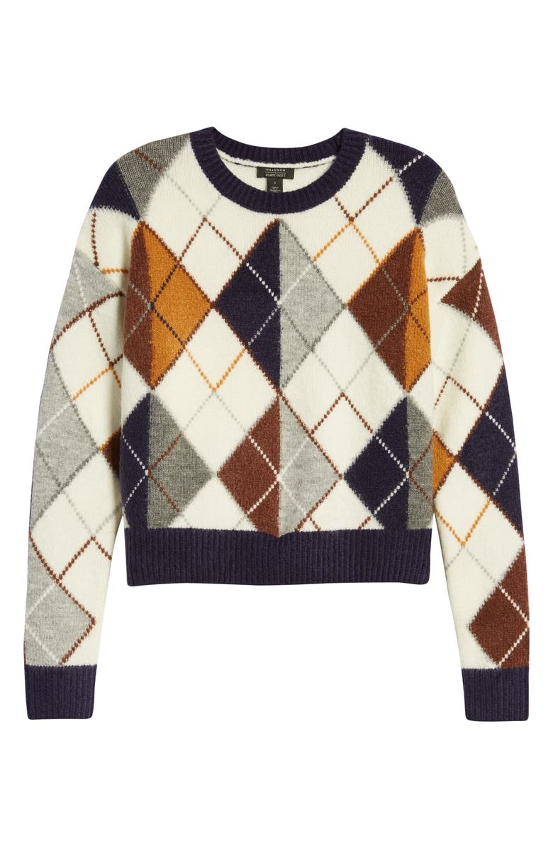 Halogen<sup>®</sup> x Atlantic-Pacific Argyle Sweater, Alternate, color,