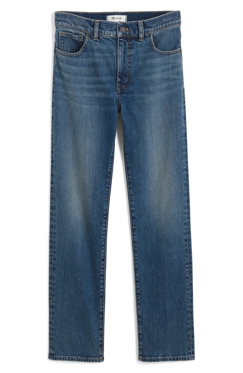 Madewell The Jules Slim Straight Leg Jeans, Alternate, color, Concho Wash