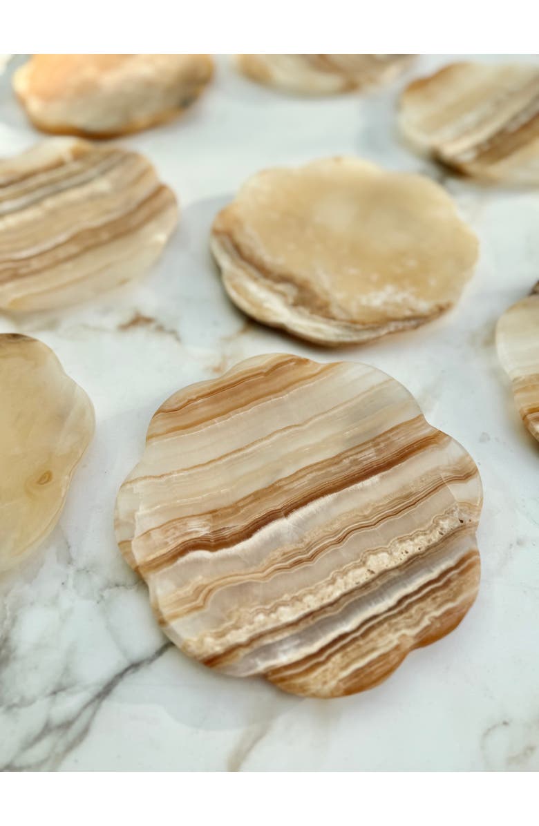 Villa Lua Home Belle Onyx Tray, Alternate, color, Amber