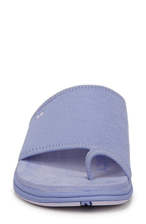 Ryka Women's Margo-slide Toe Loop Sport Sandals In Wildflower Blue