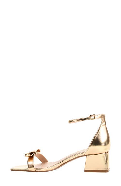 Chinese Laundry Lanita Ankle Strap Sandal In Gold