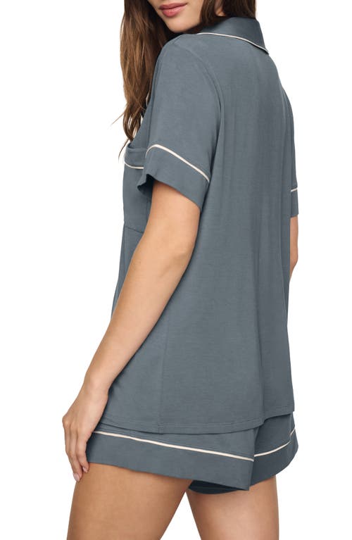 Eberjey Gisele Relaxed Short Pajamas In Gray