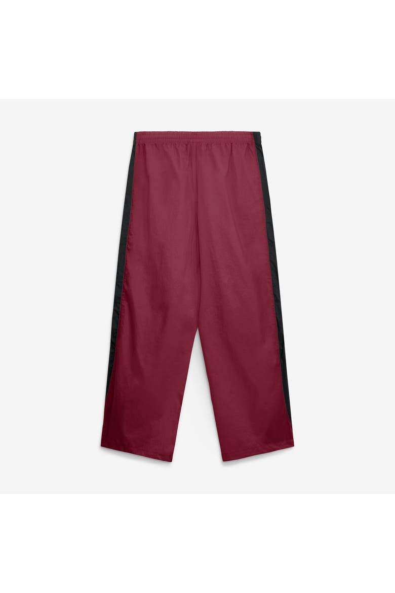 Women's Fanatics Burgundy/Black Washington Commanders Team First Backwards Lateral Nylon Pants, Alternate, color, Burgundy