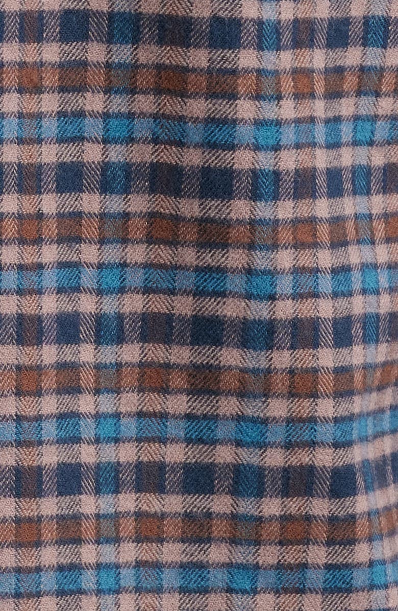 Nordstrom Trim Fit Plaid Flannel Button-Down Shirt, Alternate, color, 