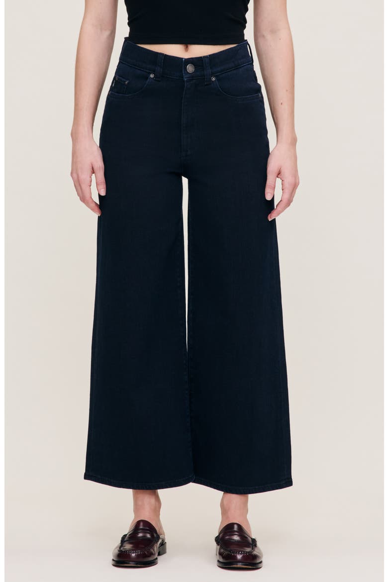 Hepburn High Waist Wide Leg Jeans, Main, color, FLATIRON