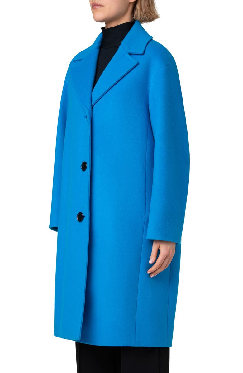 Akris punto Oversize Wool Blend Long Coat, Alternate, color, 