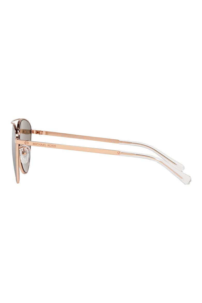 58mm Mirrored Aviator Sunglasses, Alternate, color, CREW BLUE / CREW BLUE MIRROR