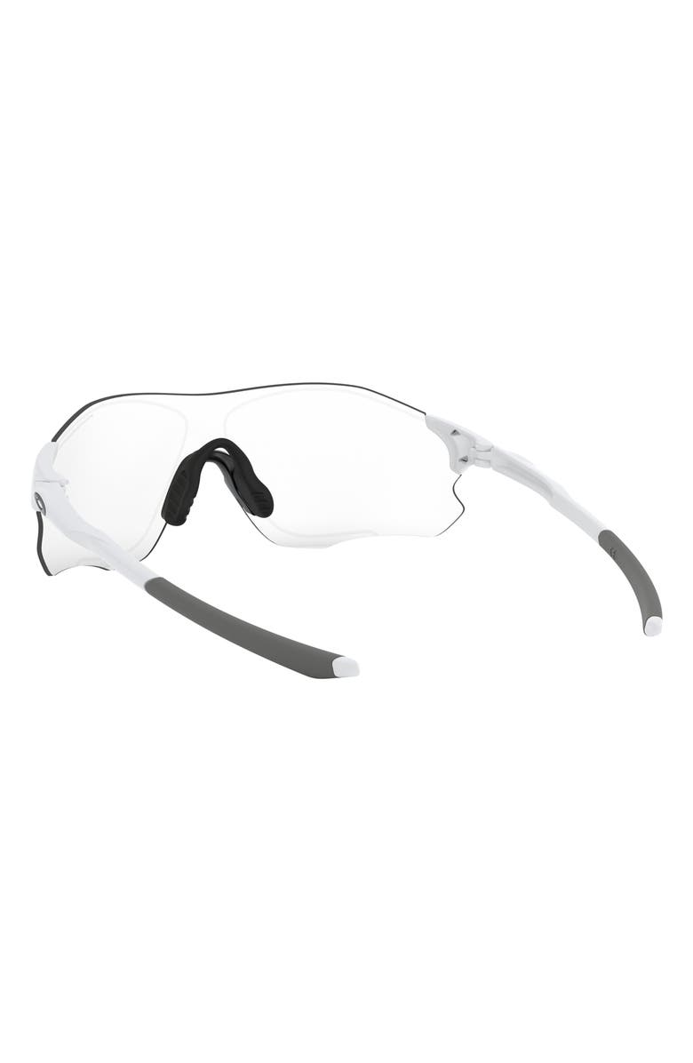 Oakley EVZero<sup>™</sup> Path 38mm Prizm<sup>™</sup> Shield Sunglasses, Alternate, color, White