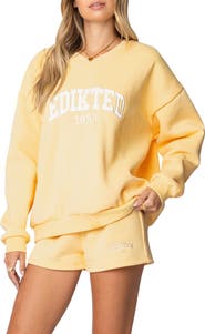 EDIKTED Logo Crewneck Sweatshirt