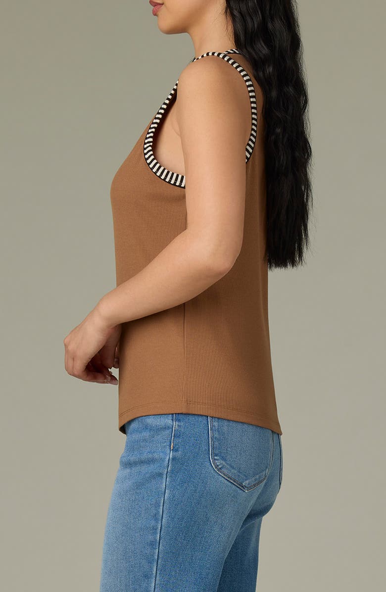 Wit & Wisdom Contrast Binding Rib Tank, Alternate, color, 