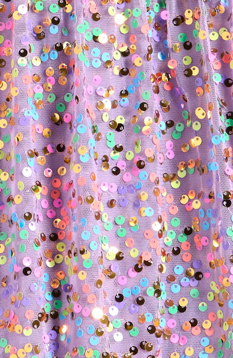 Ava & Yelly Kids' Sequin Ruffle Dress, Alternate, color, 