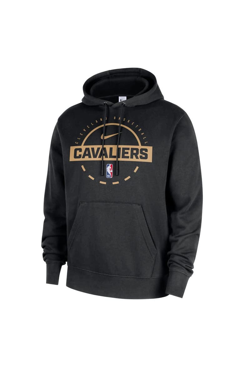 Men's Nike Black Cleveland Cavaliers 2025/26 Authentic Practice Club Pullover Hoodie, Alternate, color, Black