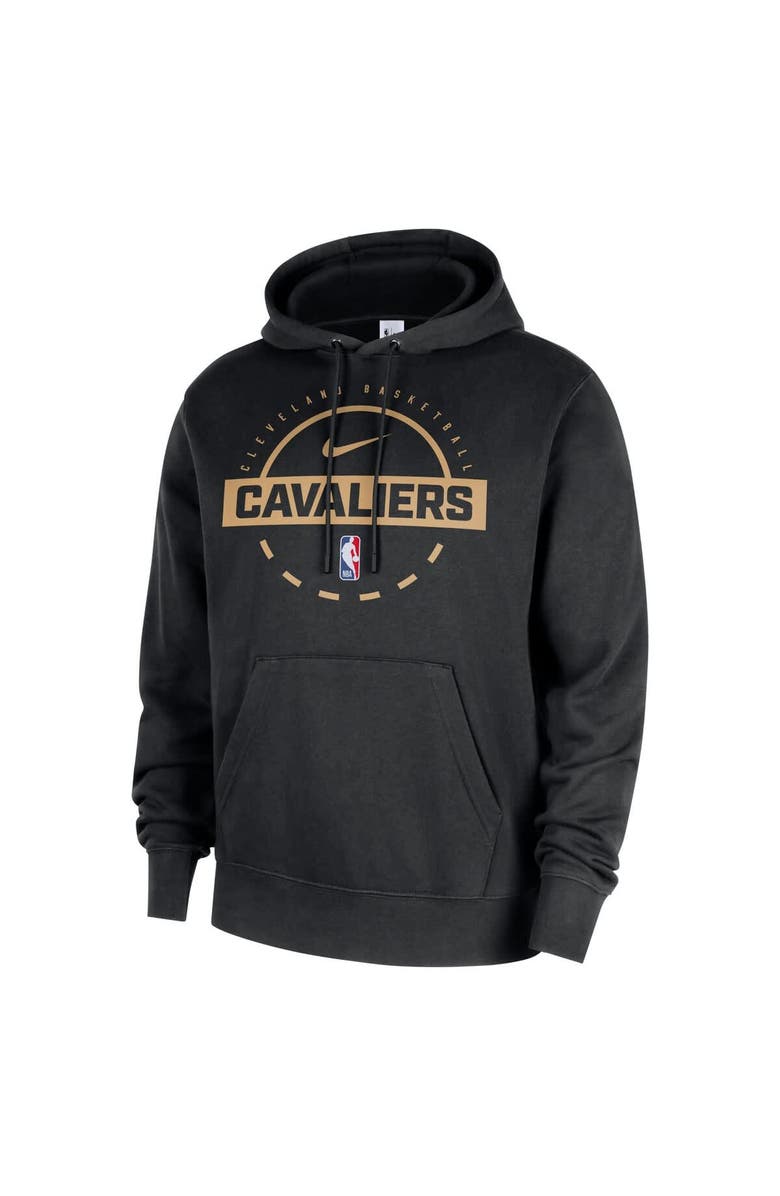 Nike Men's Nike Black Cleveland Cavaliers 2025/26 Authentic Practice Club Pullover Hoodie, Alternate, color, Black