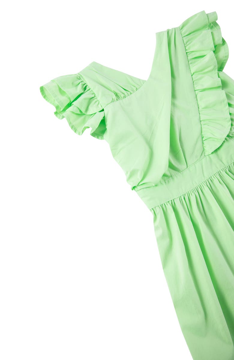 Habitual Kids Kids' Ruffle Crossover Cotton Blend Dress, Alternate, color, 