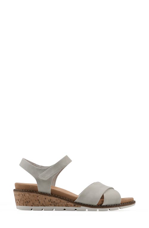 Cliffs By White Mountain Tinna Wedge Sandal In Ice Nubuck