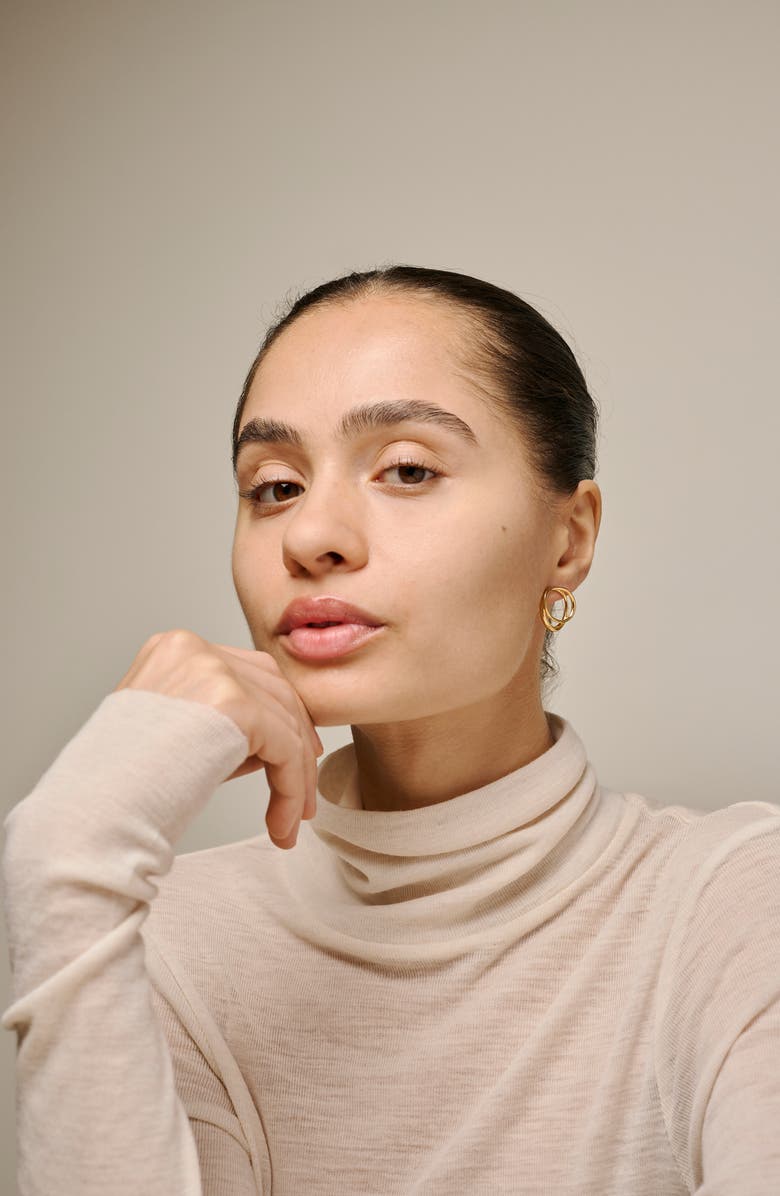 ENAMEL Copenhagen Bellu Studs, Alternate, color, Gold