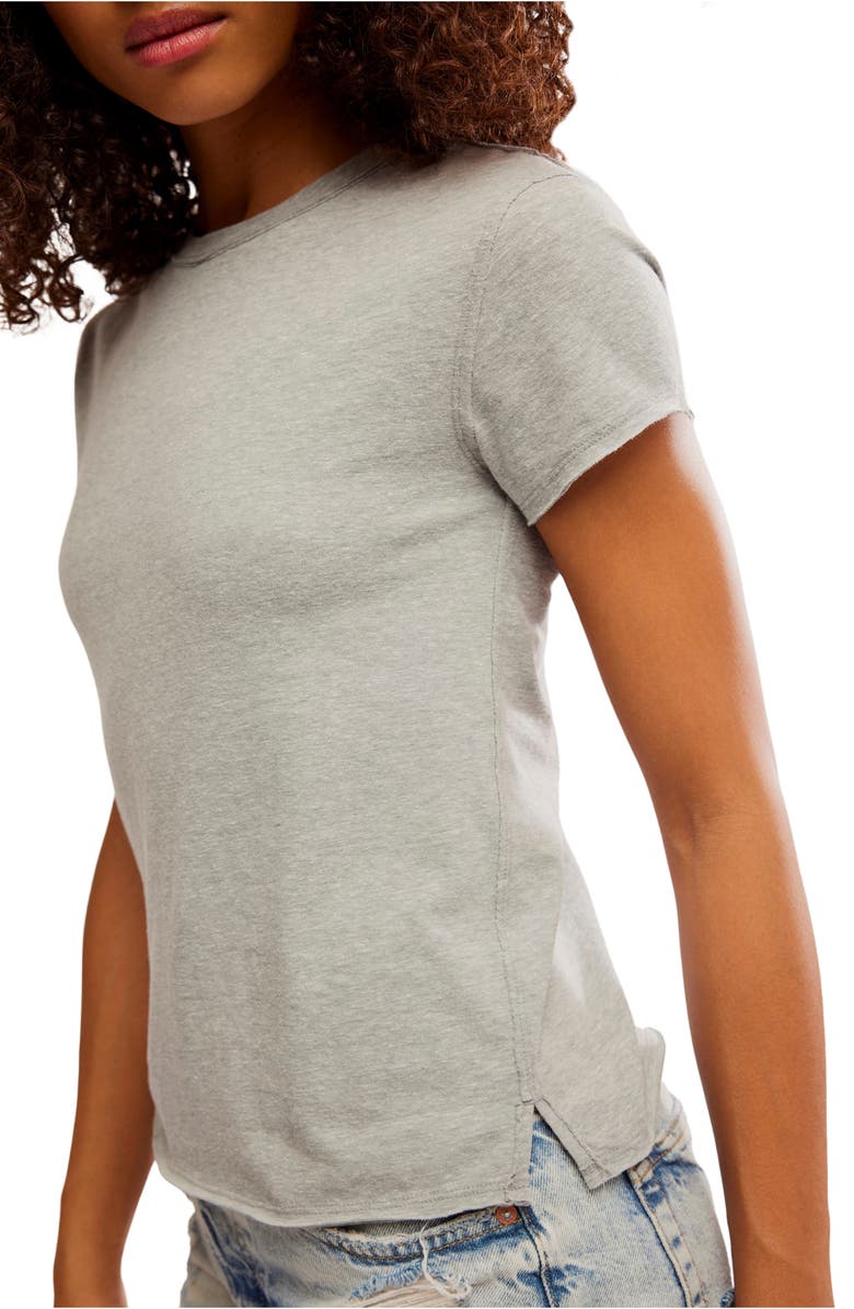 Free People Nova T-Shirt, Alternate, color, Greyhound