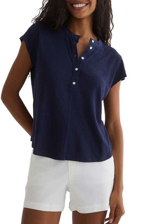 Bella Dahl Placket Cap Sleeve Top