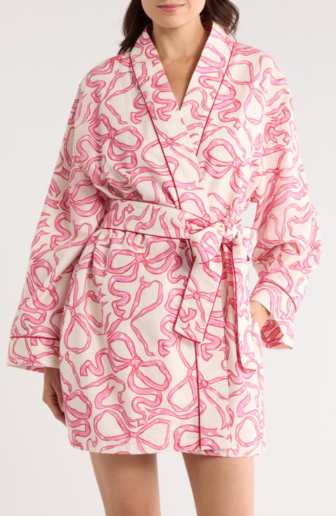 Print Cotton Robe