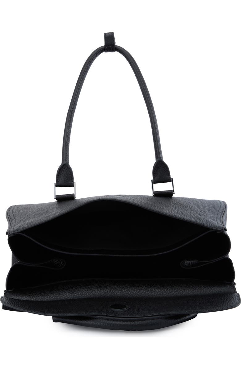 behno Large Coco Pebble Leather Satchel, Alternate, color,