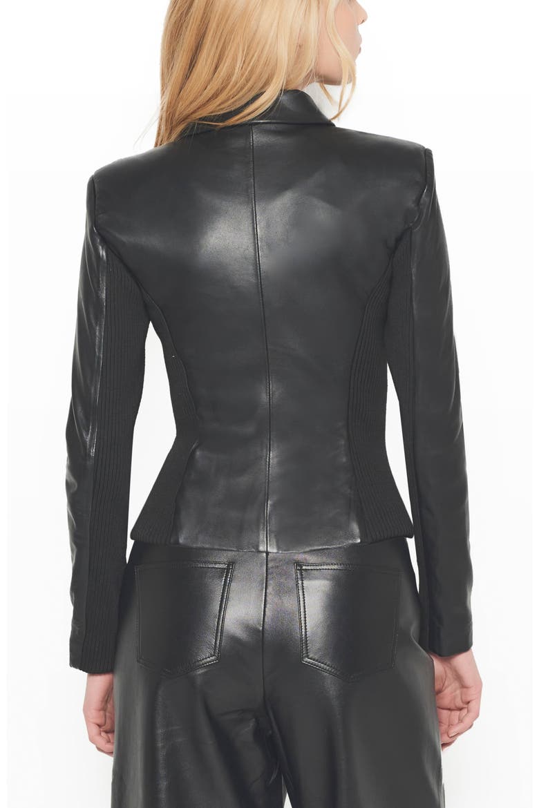 Mrs. Smith Leather Jacket, Alternate, color, Black