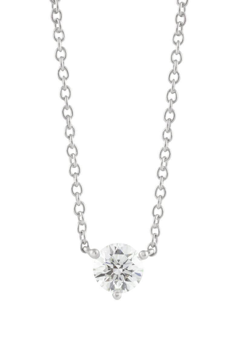 LIGHTBOX 0.50-Carat Lab Grown Diamond Pendant Necklace, Main, color, 
