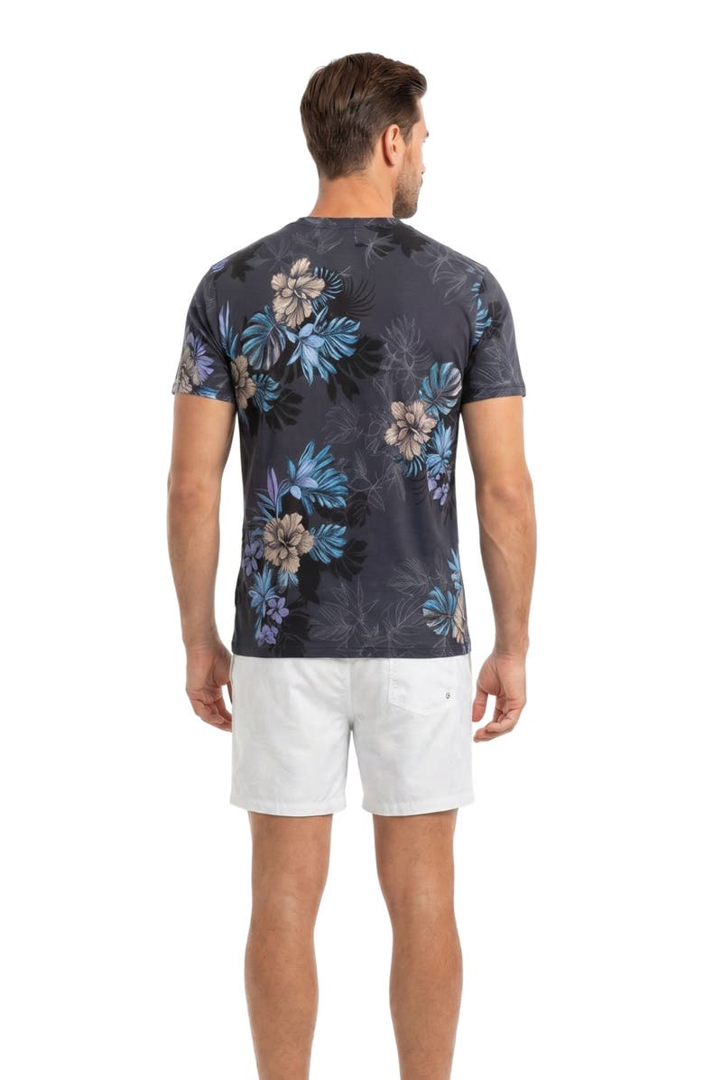 Lords of Harlech Farm Floral Towel Short, Alternate, color, Farm Floral White