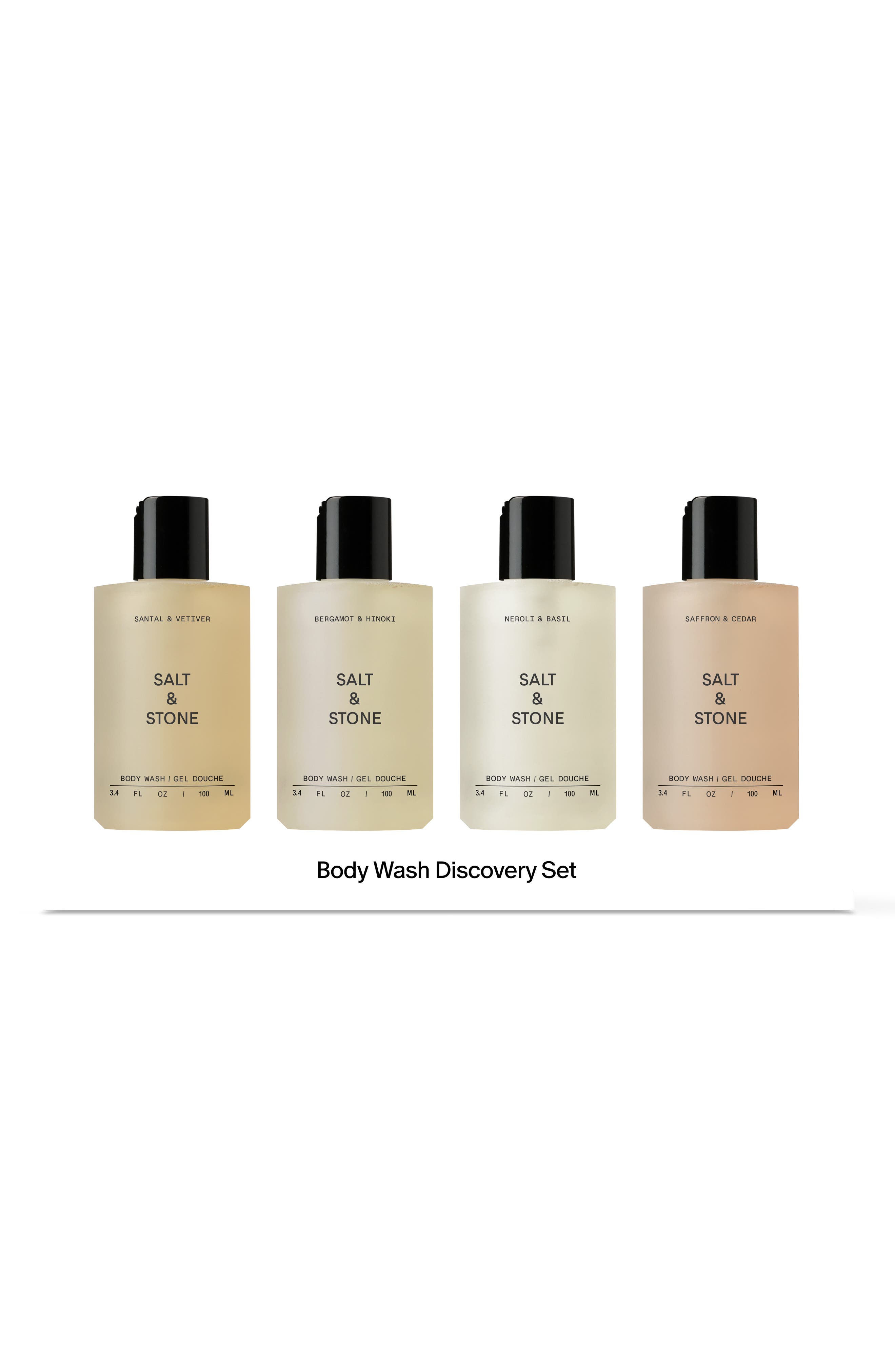 Набор гелей для душа SALT & STONE Body Wash Discovery Set — фото 2