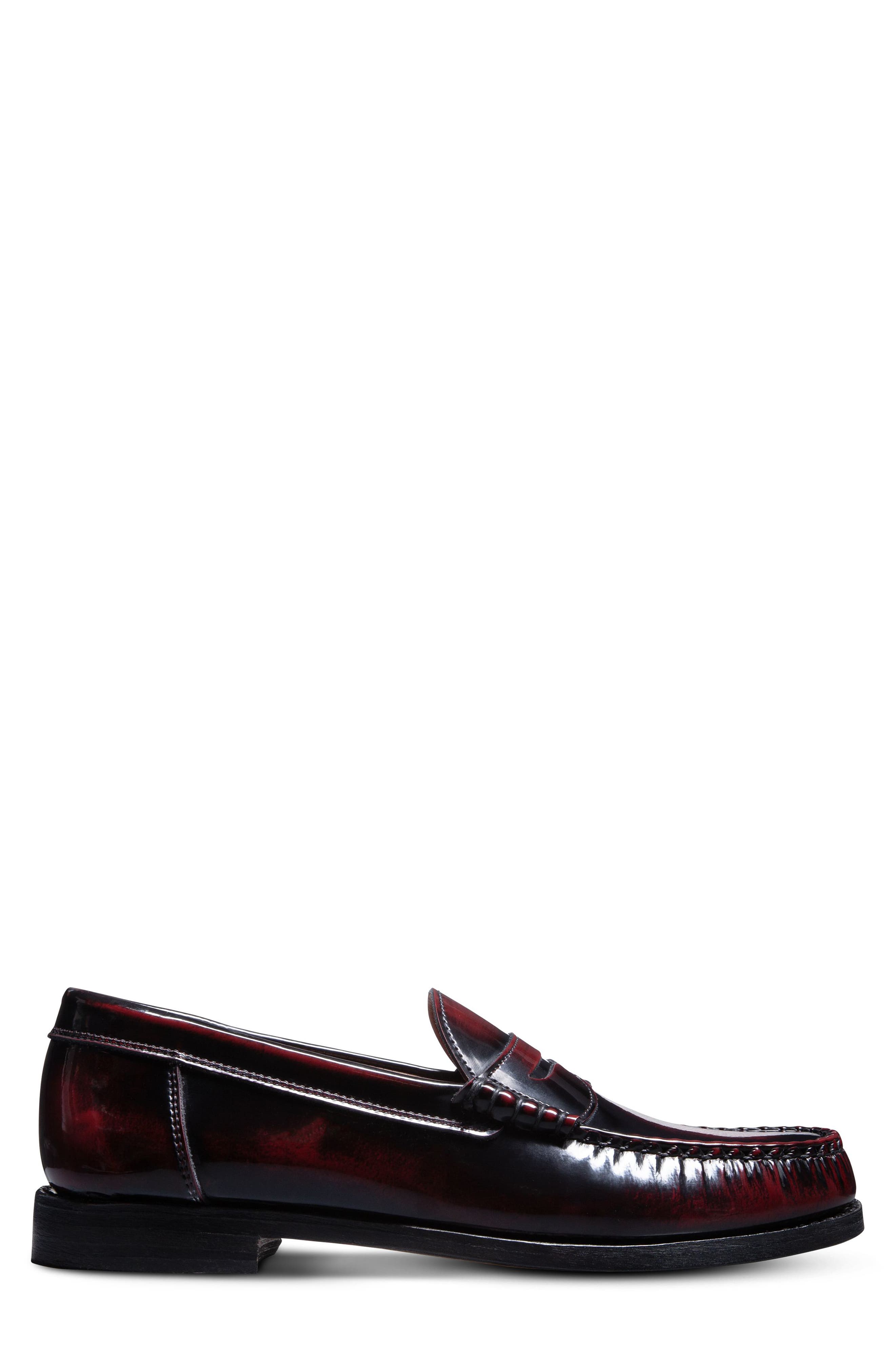 Allen Edmonds Newman Penny Loafer, Alternate, color, Antique Burgundy