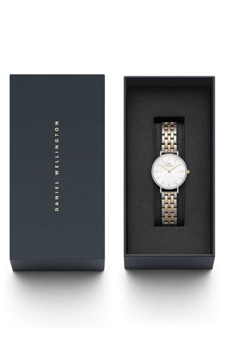 Daniel Wellington Petite Lumine Bracelet Watch, 28mm, Alternate, color, Gold