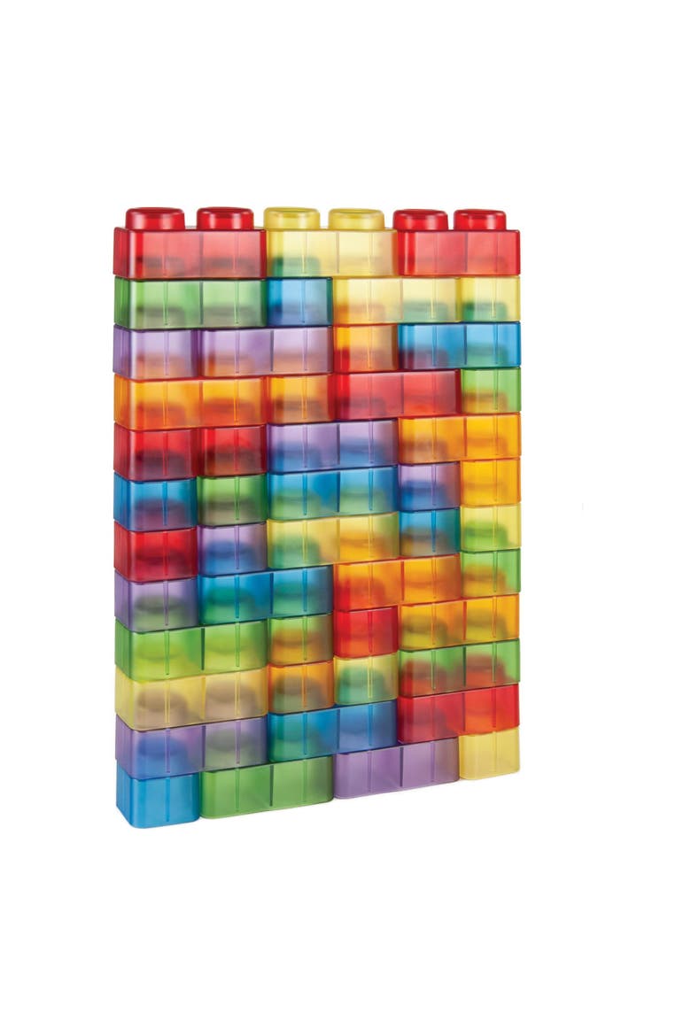 Translucent Soft Blocks - 80 Pieces, Alternate, color, Multicolored