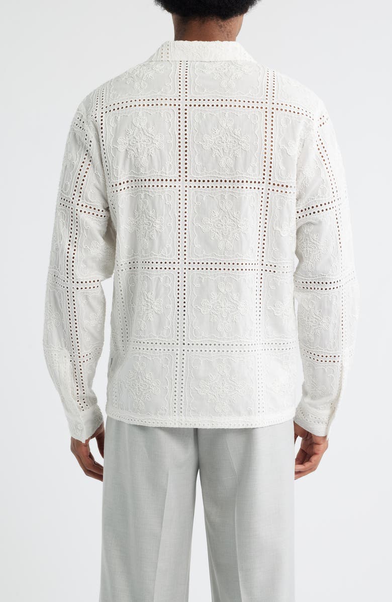 KROST Montauk Embroidered Long Sleeve Camp Shirt, Alternate, color, 