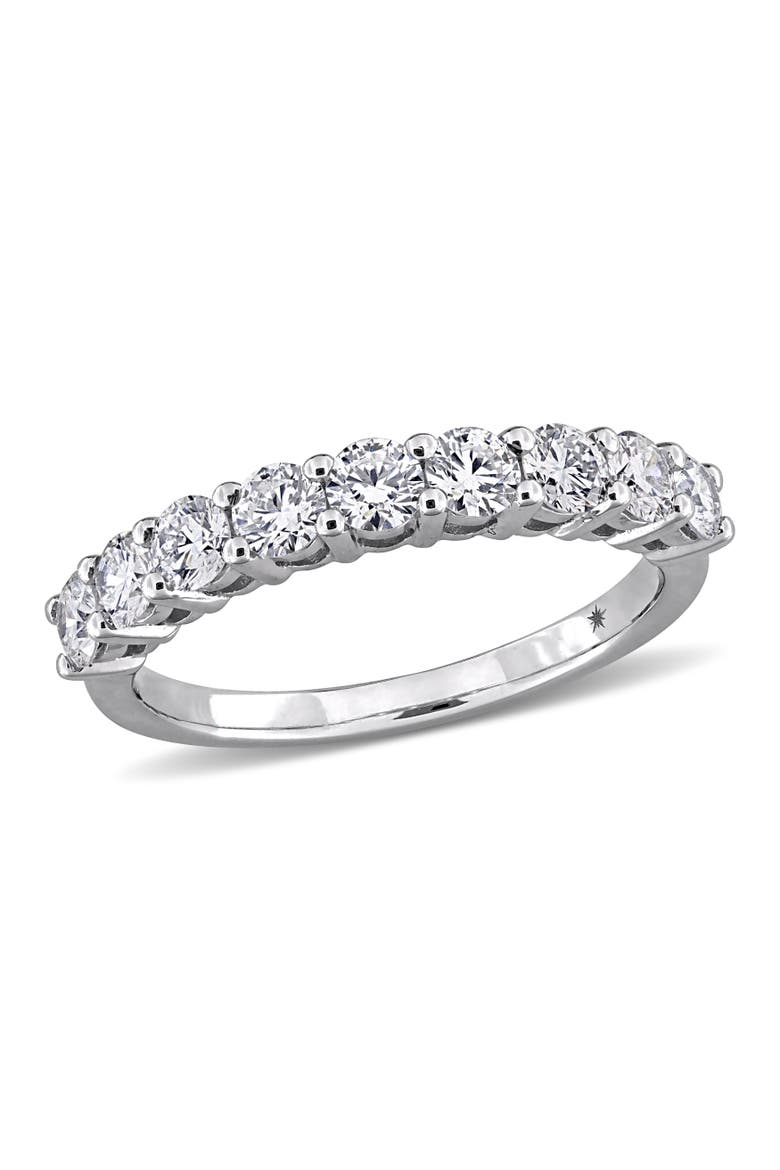 1 CTW Lab-Grown Diamond Band 10k White Gold, Main, color, White Gold