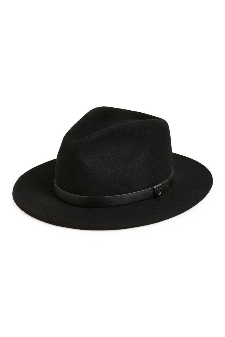 Messer Fedora Hat, Main, color, BKBLK