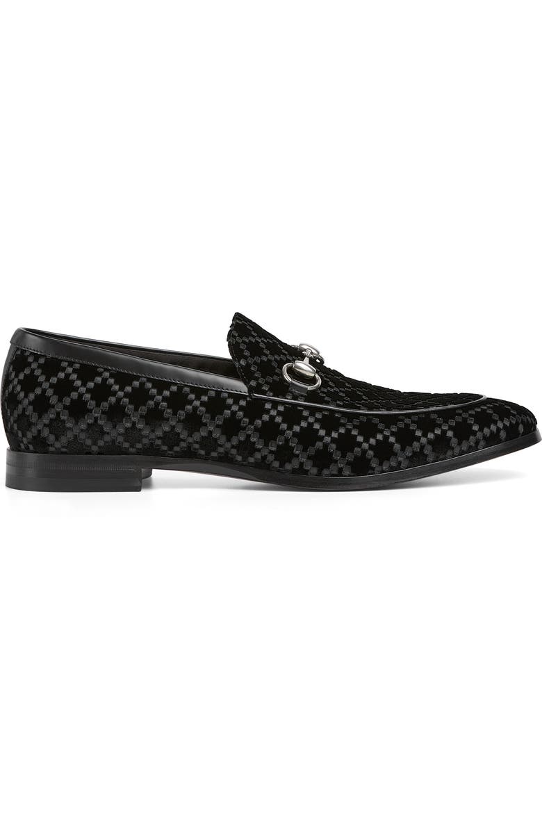 Gucci Next Horsebit Loafer, Alternate, color, Black/Black