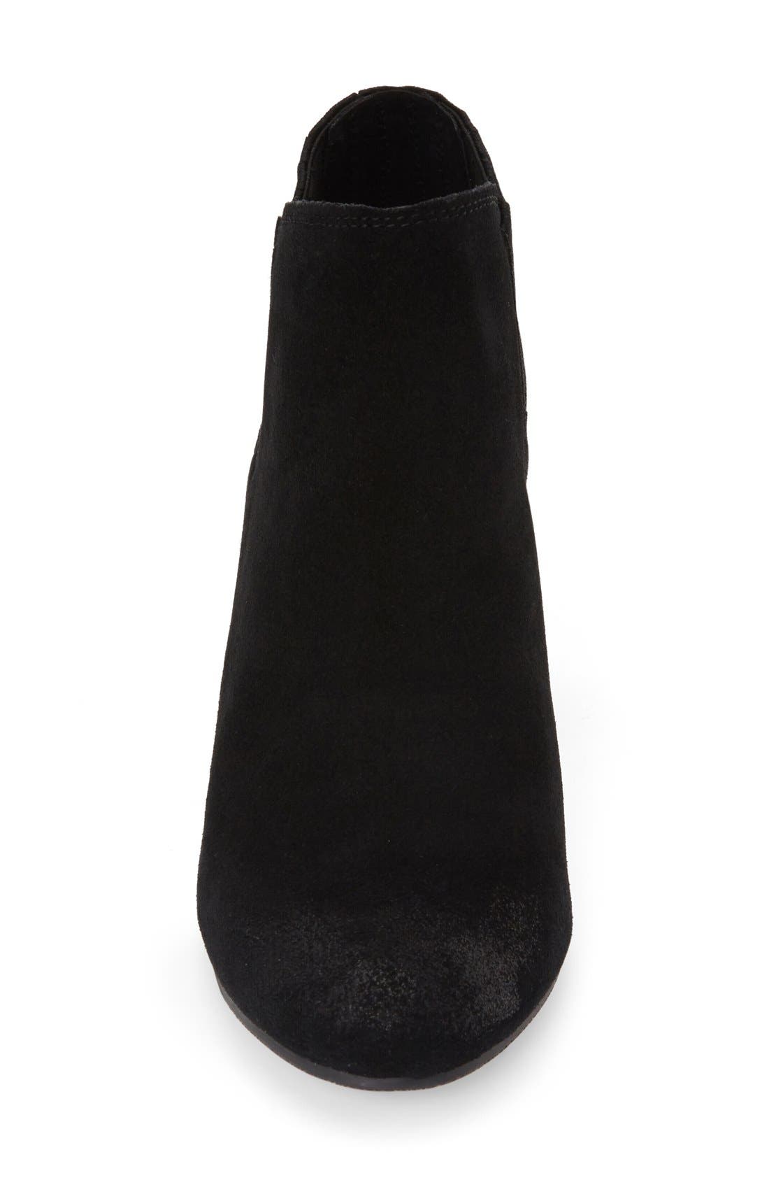 'Gwynn' Wedge Bootie, Alternate, color, BLACK