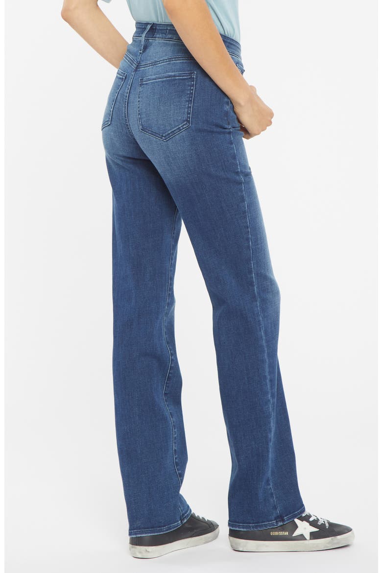 Relaxed Distressed Straight Leg Jeans, Alternate, color, BLUEWELL