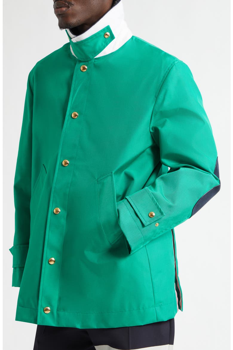 Unconstructed Cordura® Nylon Coat, Alternate, color, GREEN