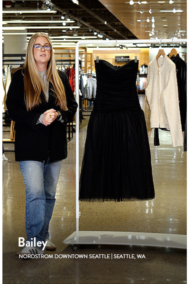 Strapless Tulle Cocktail Dress video