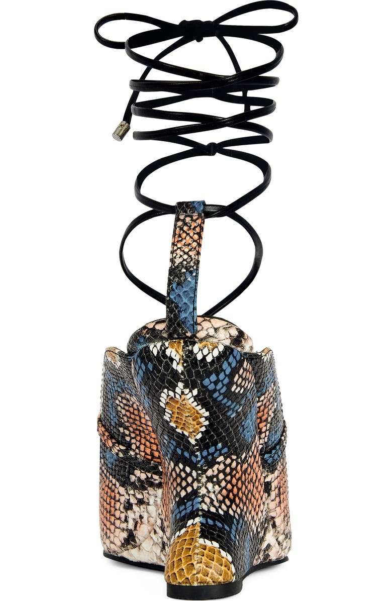 AZALEA WANG Orena Wraparound Wedge Sandal, Alternate, color,