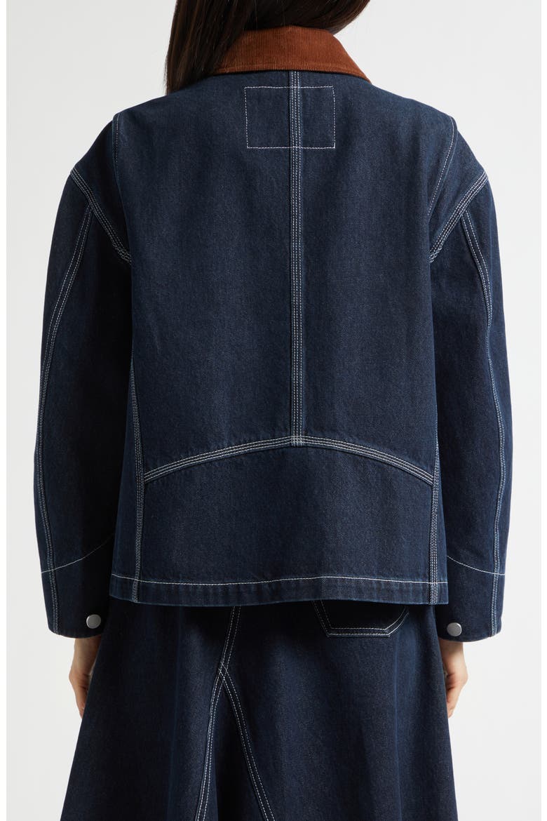 Chore Denim Jacket, Alternate, color, DARK INDIGO