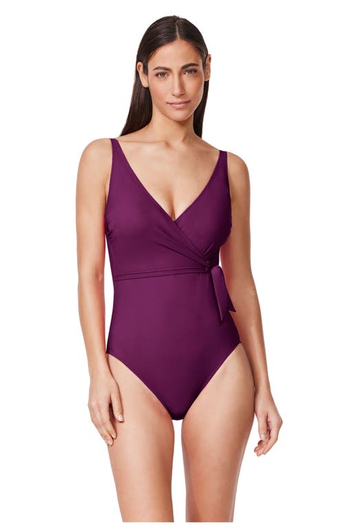 Profile By Gottex Tutti Frutti Fashion Surplice One Piece In Multi