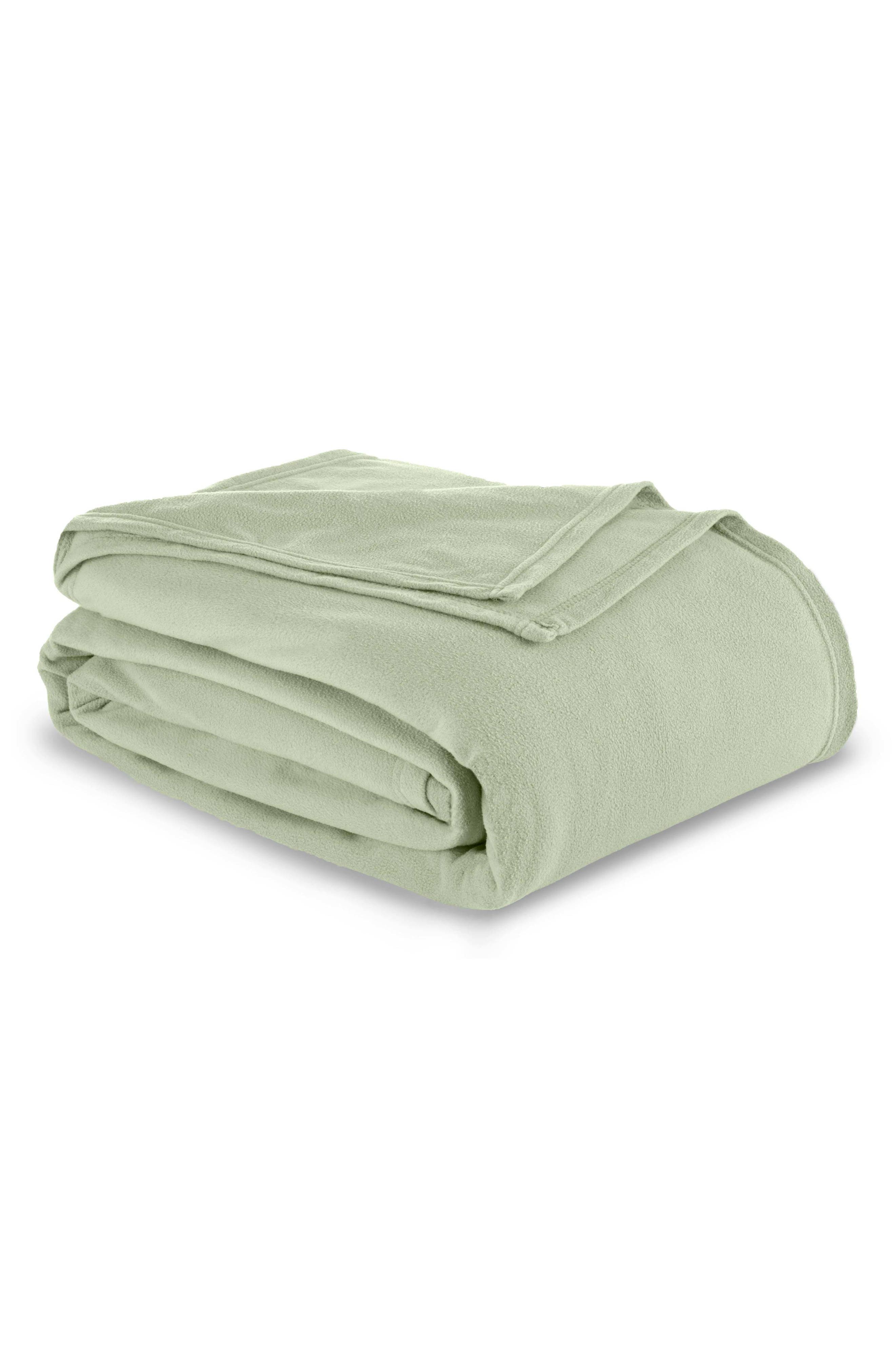 Vellux Microfleece Throw Blanket In Gray