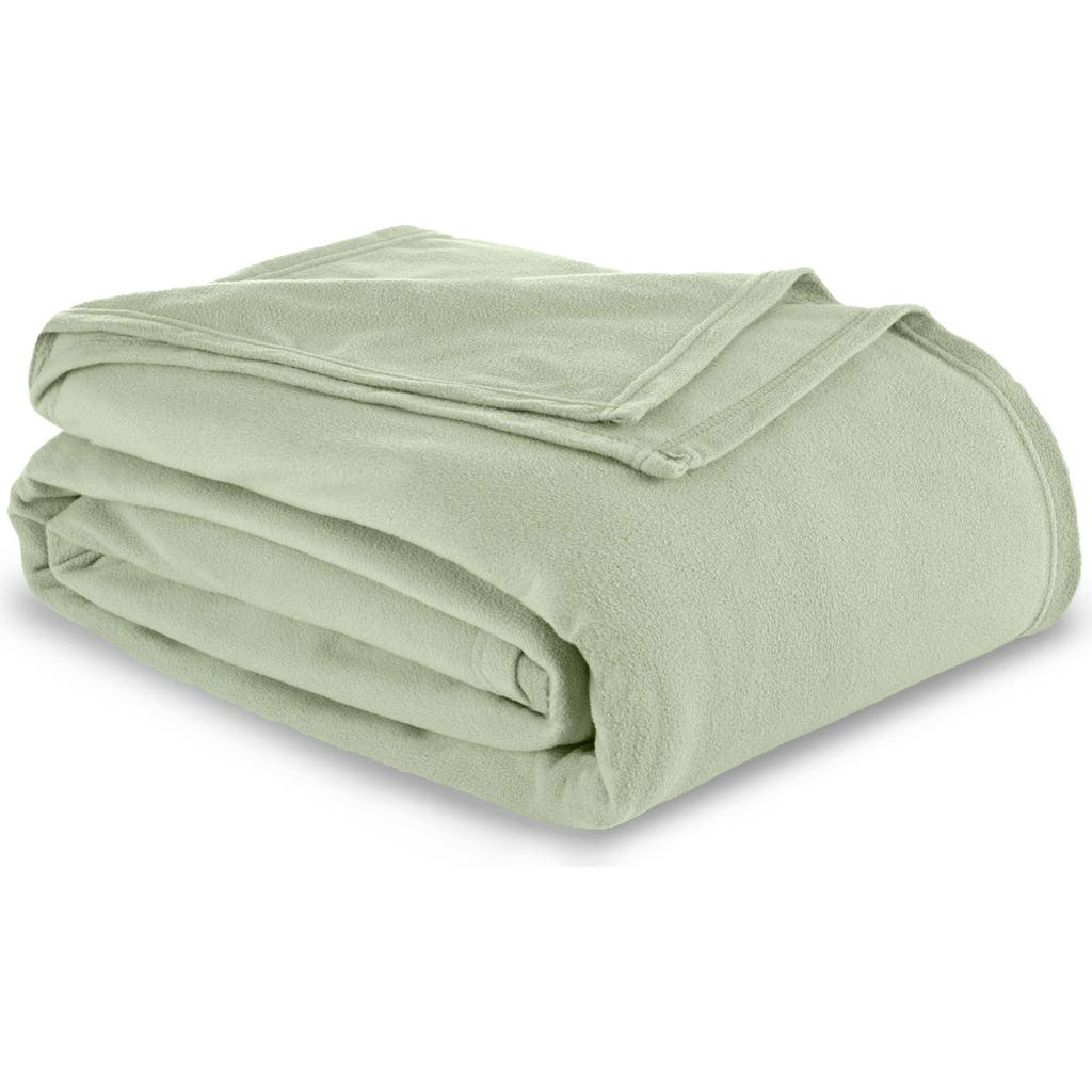 Vellux Microfleece Throw Blanket In Gray